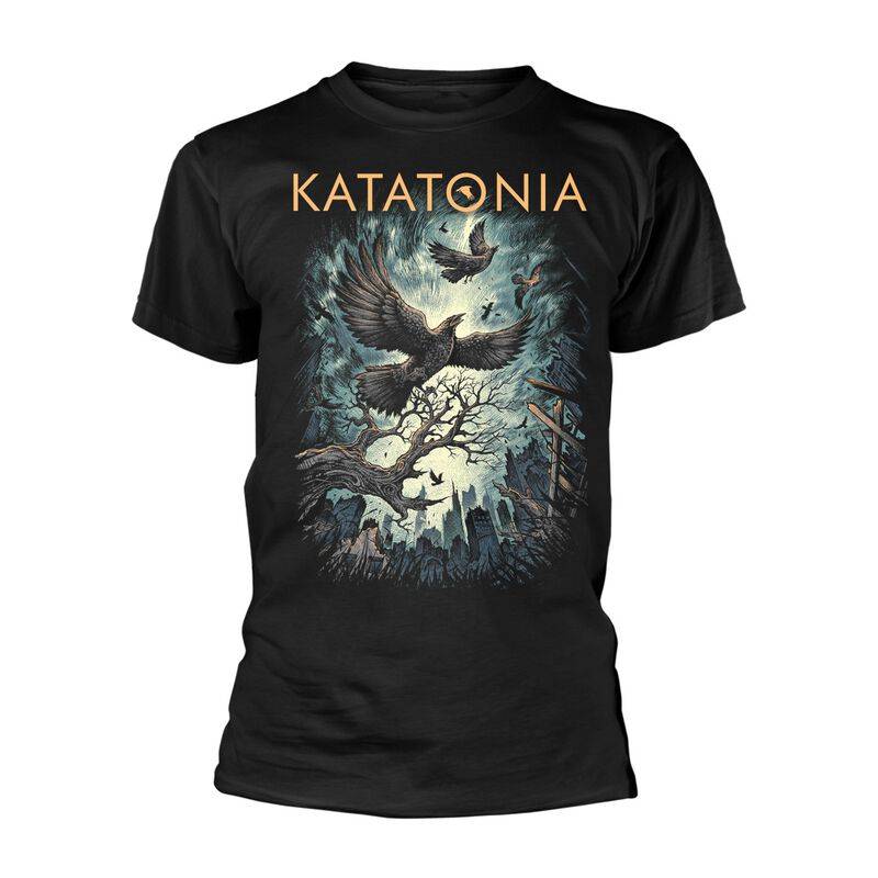 Katatonia T-Shirt - Uncover The Skies - S bis 3XL - für Männer - Größe XXL - schwarz  - Lizenziertes Merchandise! Katatonia T-Shirt - Uncover The Skies - S bis 3XL - für Männer - Größe XXL - schwarz  - Lizenziertes Merchandise! von Katatonia