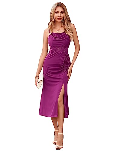 Kate Kasin Abendkleider Damen Sommerkleid Maxikleider Ärmellos Trägerkleid Lang Kleider für Abschlusskleid von Kate Kasin