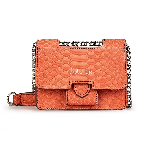 Kate Lee Damen Mini Tasche Tiny Ophelia Orange Schultertasche von Kate Lee