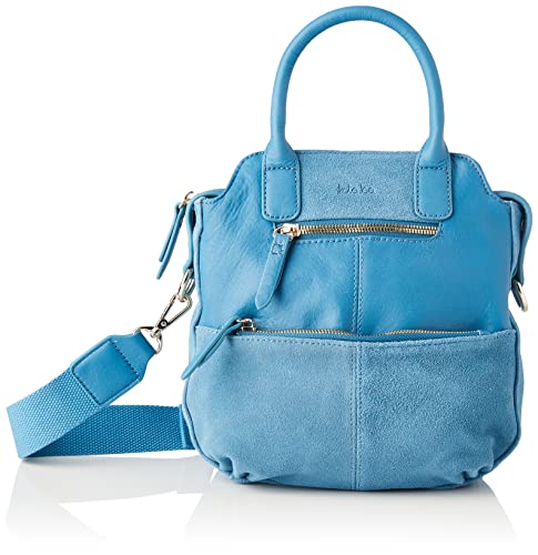 Kate Lee Damen Sac À en Cuir Porté Main Ou Bandoulière Velyane Bleu Handtasche, blau von Kate Lee