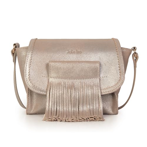 Kate Lee Damen Sac en Cuir Mini Fleya Argent Tasche, Silber von Kate Lee