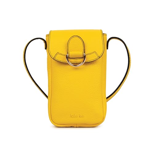 Kate Lee Damen Sac en Cuir Pochette Téléphone Zelie Jaune Tasche, gelb von Kate Lee