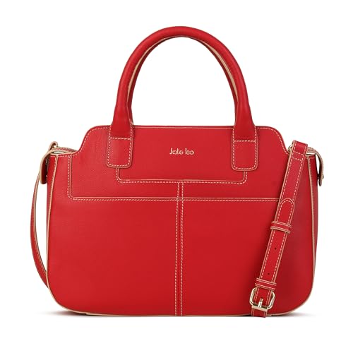 Kate Lee Damen Sac en Cuir Porté Bandoulière Dorielle Rouge Ledertasche, rot von Kate Lee