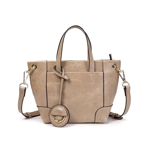 Kate Lee Damen Sac en Cuir Porté Bandoulière Tane Vernis Volcan Ledertasche, Vulkan von Kate Lee