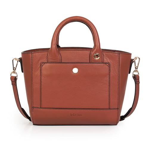 Kate Lee Damen Schultertasche, Braun Bysa Umhängetasche aus Leder von Kate Lee