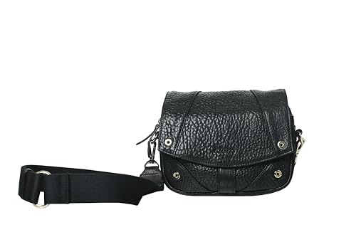 Kate Lee Damen Schultertasche, Schwarz Anessi Umhängetasche aus Leder von Kate Lee