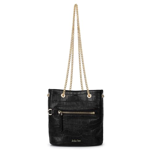 Kate Lee Damen Schwarz M Kacy Leder Tasche cro matt von Kate Lee