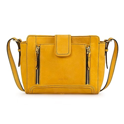 Kate Lee Damen Senf Umhängetasche Anita von Kate Lee