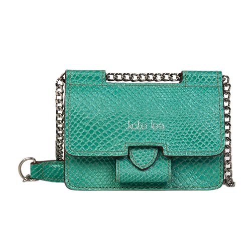 Kate Lee Damen Tasche Mini Tiny Ophelia Wassergrün Schultertasche, grün von Kate Lee