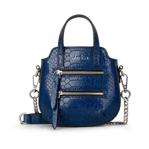 Kate Lee Damen Tasche Mini Tiny Velyane Dunkelblau Schultertasche, blau von Kate Lee