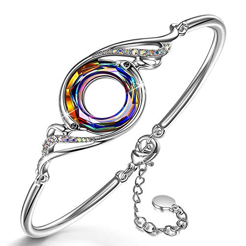 Kate Lynn Armband Damen, Muttertagsgeschenk für Frauen, Phoenix Serie Schmuck Armbänder Symbolisiert Glück Ewigkeit, Kristall aus Österreich, Weihnachtsgeschenke für Damen/Mama/Frau, Geschenkbox von Kate Lynn