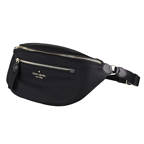 KATE SPADE CHELSEA BELT BAG WAIST FANNY PACK BLACK NYLON LEATHER von Kate spade new york