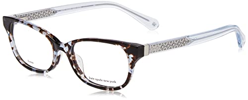 KATE SPADE Damen Rainey Sonnenbrille, Bl Havana Blue / 00 Demo Lens, 48 von Kate Spade New York