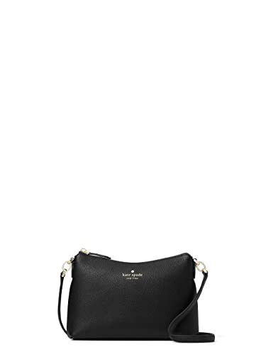 Kate Spade Bailey Textured Leather Crossbody Bag Purse Handbag (BLACK) von Kate Spade New York