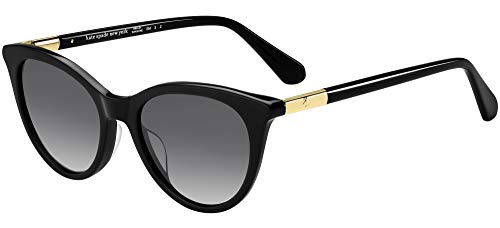 Kate Spade Unisex Janalynn/s Sunglasses, 807/WJ Black, 51 von Kate Spade