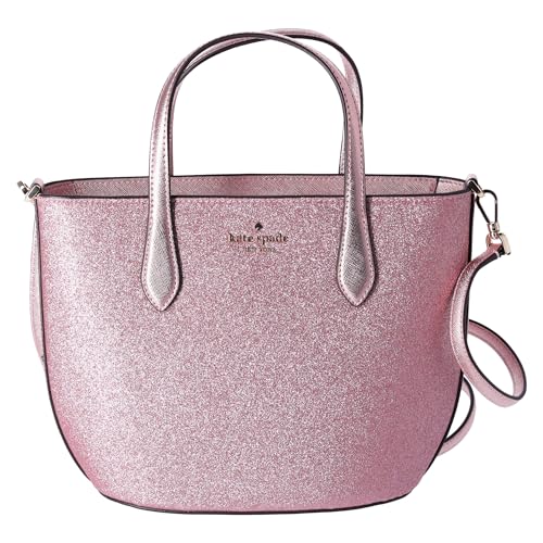 Kate Spade Glitter Glimmer Kleine Umhängetasche mit Reißverschluss, Fäustling Rosa von Kate Spade