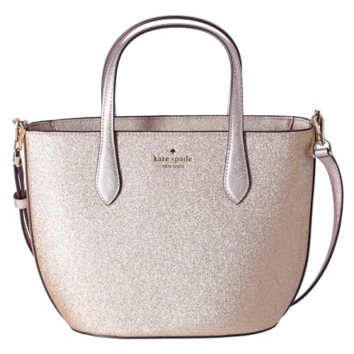 Kate Spade New York Kate Spade Glitter Glimmer Kleine Umhängetasche mit Reißverschluss, Gold von Kate Spade