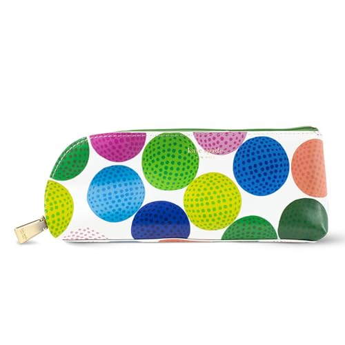 Kate Spade New York Federmäppchen mit Bürobedarf, Reißverschlusstasche inklusive 2 Bleistiften, Spitzer, Radiergummi und Lineal, Minigolf von Kate Spade New York