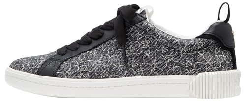Kate Spade New York Frauen Spade Blume Schnürung Sneaker, Schwarz, 2.5 UK von Kate Spade New York