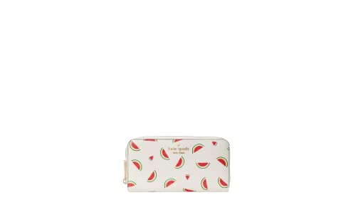 Kate Spade New York Large Continental Wallet Zip Around (Watermelon) von Kate Spade New York