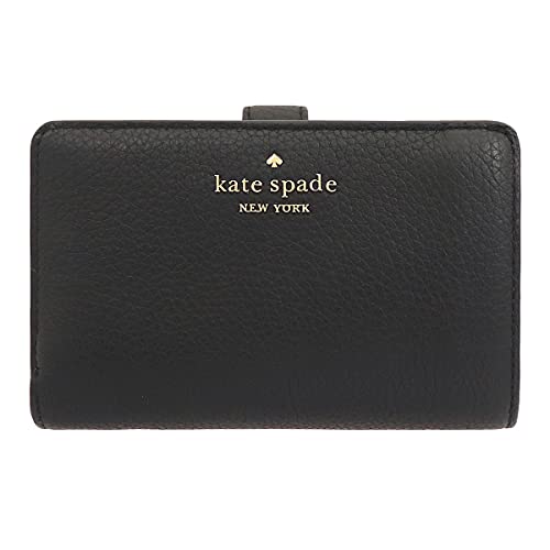 Kate Spade New York Leila Medium Compact Bifold Wallet Leather Black von Kate Spade New York