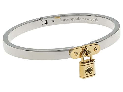 Kate Spade New York Lock und Spade Charm Armreif, Silber von Kate Spade New York