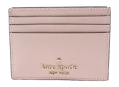 Kate Spade New York Madison Kartenetui aus Saffiano-Leder, klein, schlankes Design, Conch Pink, Muschelrosa (650), Small von Kate Spade New York
