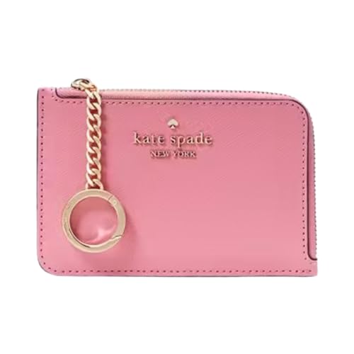 Kate Spade New York Madison Medium L-Zip Card Holder Blossom Pink, Rosa - Blossom Pink, Kartenhalter-Geldbörse von Kate Spade New York