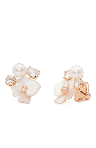 Kate Spade New York PRECIOUS PANSY EARRING Weiß Multi von Kate Spade New York