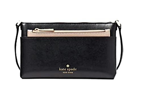 Kate Spade New York Sadie Leather Zip Top Crossbody (Black) von Kate Spade New York