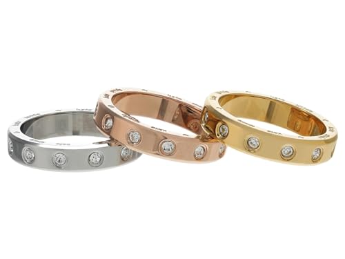 Kate Spade New York Set in Stone Ring Set, 5 UK, Messing, Cubic Zirkonia von Kate Spade New York