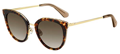 Kate Spade New York Unisex Jazzlyn/s Sunglasses, 2IK/HA Havana Gold, 51 von Kate Spade New York