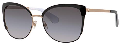 Kate Spade Unisex Genice/s Sonnenbrille, Black Gold, 57 von Kate Spade