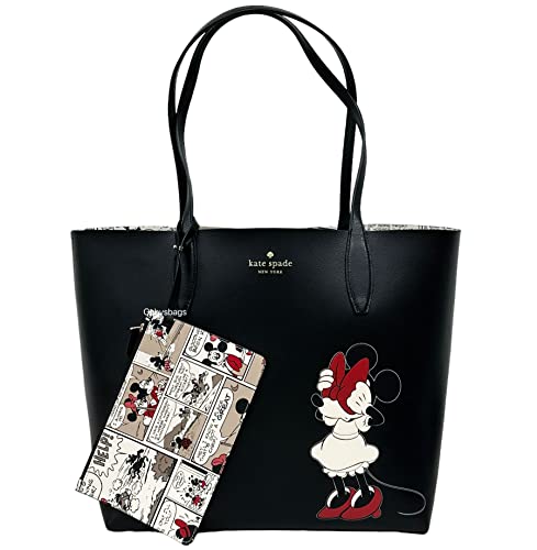 Kate Spade X Disney New York Minnie Mouse Tragetasche groß, multi, Large von Kate Spade New York