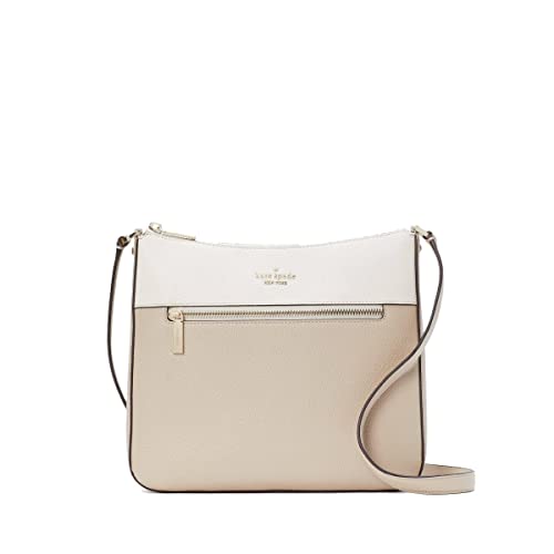 kate spade crossbody bag for women Leila top zip purse handbag for women, Light sand, Medium von Kate Spade New York