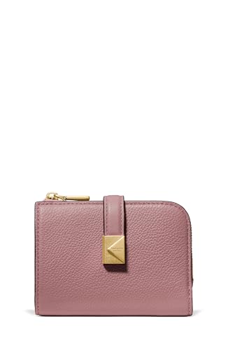 kate spade new york Deco Pebbled Leather Small Compact Wallet, Dusk Rose von Kate Spade New York