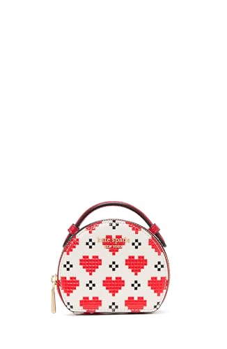 kate spade new york Devin Damen-Accessoires aus Saffiano-Leder, Cremefarbenes Schmuckkästchen, Einheitsgröße von Kate Spade New York