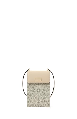kate spade new york Serena Umhängetasche aus beschichtetem Segeltuch, neutraler Multispaten, Blumen-Jacquard kate spade new york Serena Umhängetasche aus beschichtetem Segeltuch, neutraler Multispaten, Blumen-Jacquard von Kate Spade New York