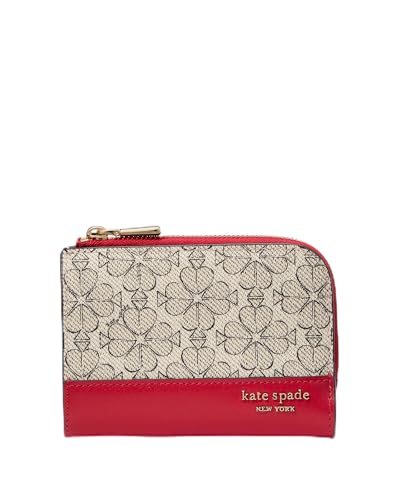 kate spade new york Spade Flower Coated Canvas Small Compact Wallet, Cherry Rouge Multi, Cherry Rouge Multi kate spade new york Spade Flower Coated Canvas Small Compact Wallet, Cherry Rouge Multi, Cherry Rouge Multi von Kate Spade New York