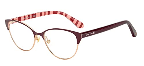 Kate Spade Unisex Emelyn Sonnenbrille, Burgundy, 52 von Kate Spade