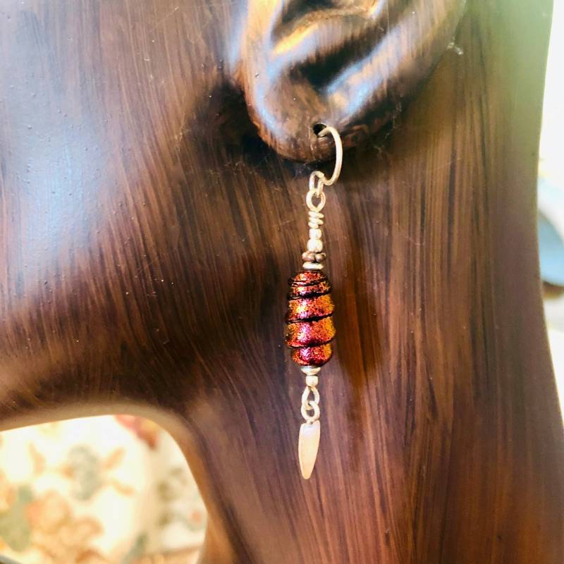 Dichroic Glasohrringe Von Kate Drew-Wilkinson von KateDW