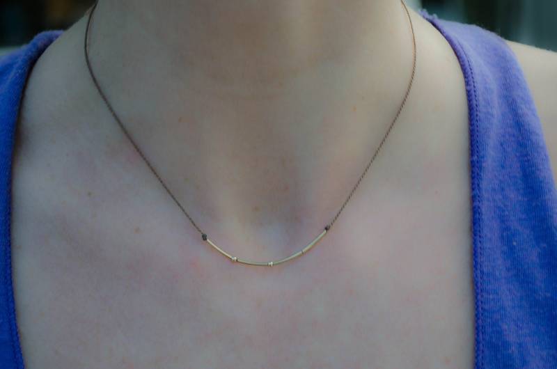 Benutzerdefinierte Name Morsecode Halskette von SimplyKateCollection