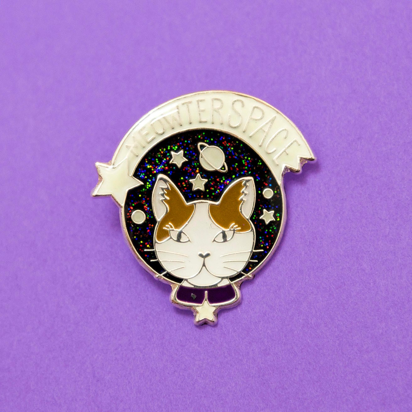 Meowterspace - Harten Zahnschmelz Anstecknadel Meowterspace - Harten Zahnschmelz Anstecknadel von KateandCait