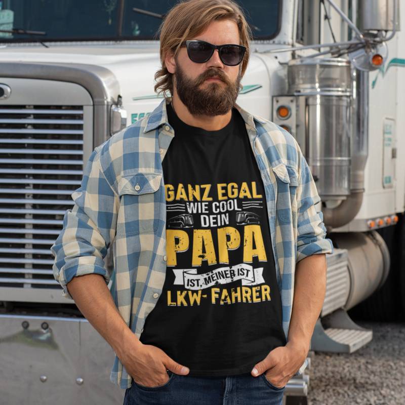 Papa Lkw Fahrer | Lustige Herren Shirt Spruche Tshirt Geschenk Vatertaggeschenk Meme von Katelier1