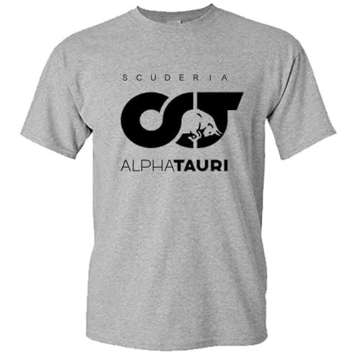 Scuderia Alphatauri Racing Logo Men's Grey T-Shirt Size S to 5XL Grey M von Katelyn