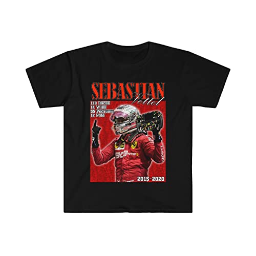 Sebastian Vettel Tribute Bootleg T-Shirt 2015-2020 Black M von Katelyn