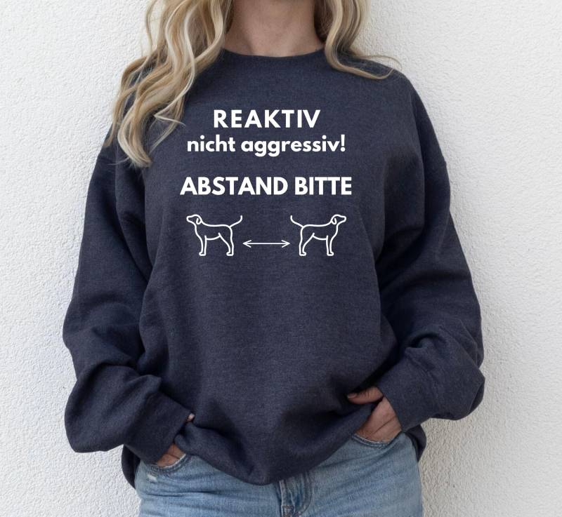 Hundetraining Pullover Reaktiver Hund, Statement Shirt Damen, Geschenk Für Sie, Pulli Hundehalter & Hundetrainer, Hund Im Training von KatesPrintDesign