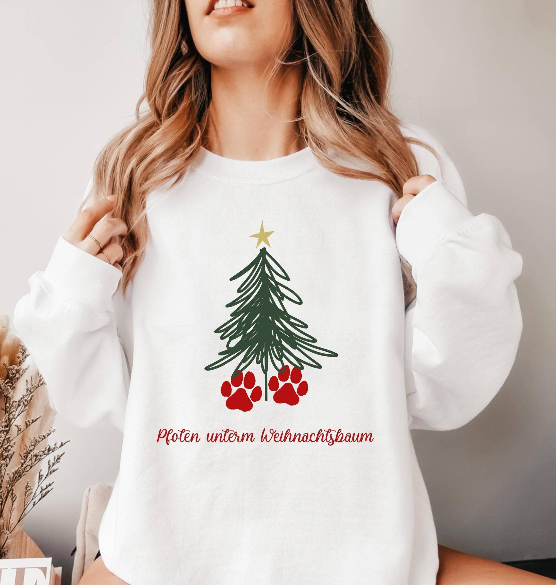 Weihnachten Pullover Hund, Geschenkidee Weihnachten, Geschenk Für Sie, Hundemama Winter Frauen Und Männer von KatesPrintDesign