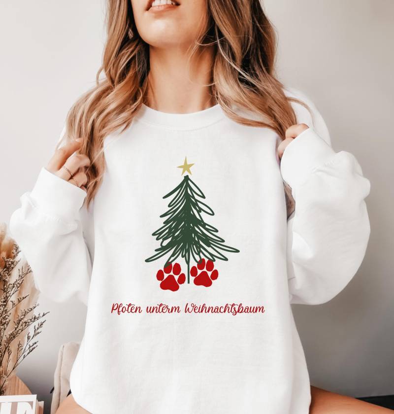 Weihnachten Pullover Hund, Geschenkidee Weihnachten, Geschenk Für Sie, Hundemama Winter Frauen Und Männer von KatesPrintDesign