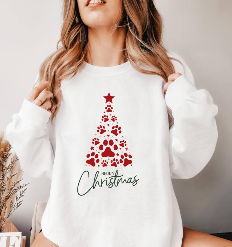 Weihnachtspullover Hund, Geschenkidee Weihnachten, Geschenk Für Sie, Hundemama Winter Pullover Frauen Und Männer von KatesPrintDesign
